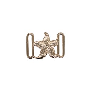 Fivela Cataforetica Estrela Do Mar 54X37mm Em Zamac Com 02 Peças