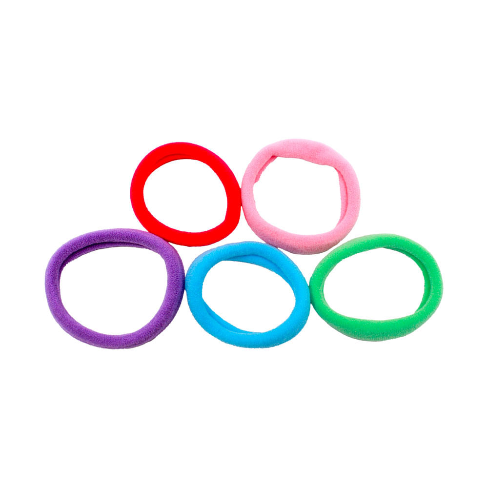 Elastico Para Cabelo 45Mm Com 100 Peças