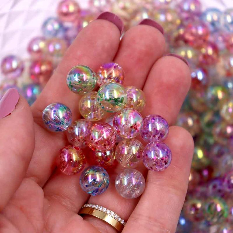 BOLA-GLITTER-TRANSLUCIDA-PASSANTE-10MM-EM-ACRILICO-COM-500G---193---COLORIDO-AB