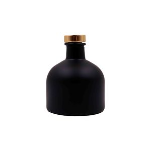 Frasco De Vidro Cilindrico Com Tampa Gargalo Fosco Para Aromatizador 150Ml