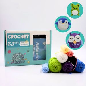 Kit Caixa Amigurumi Bichinhos C0m 3 Modelos