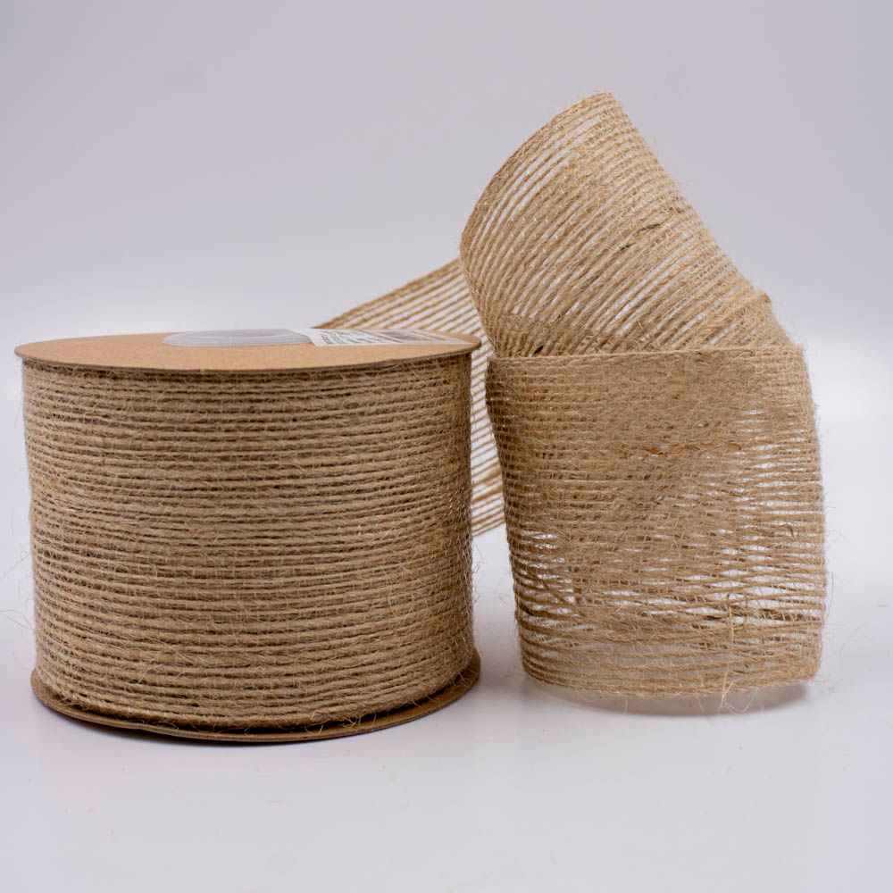 FITA DECORATIVA DE JUTA 65MM COM 10 METROS