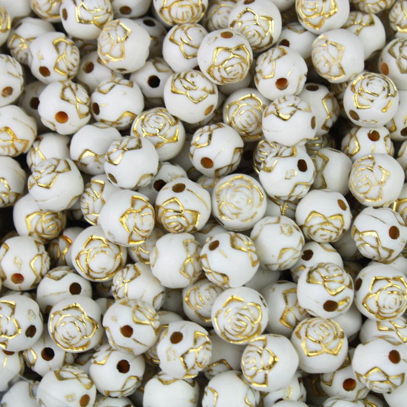 ENTREMEIO-REDONDO-ROSA-8MM-EM-ACRILICO-COM-500GR---209F---BRANCO-C--DOURADO-209F