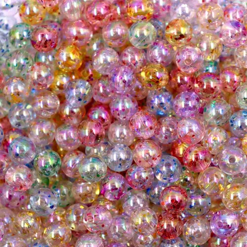 BOLA-GLITTER-TRANSLUCIDA-PASSANTE-08MM-EM-ACRILICO-COM-500G---193---COLORIDO-AB