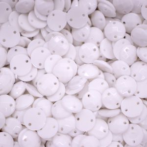 Chaton Para Costura Redondo Sextavado 08Mm Em Acrilico Com 250G