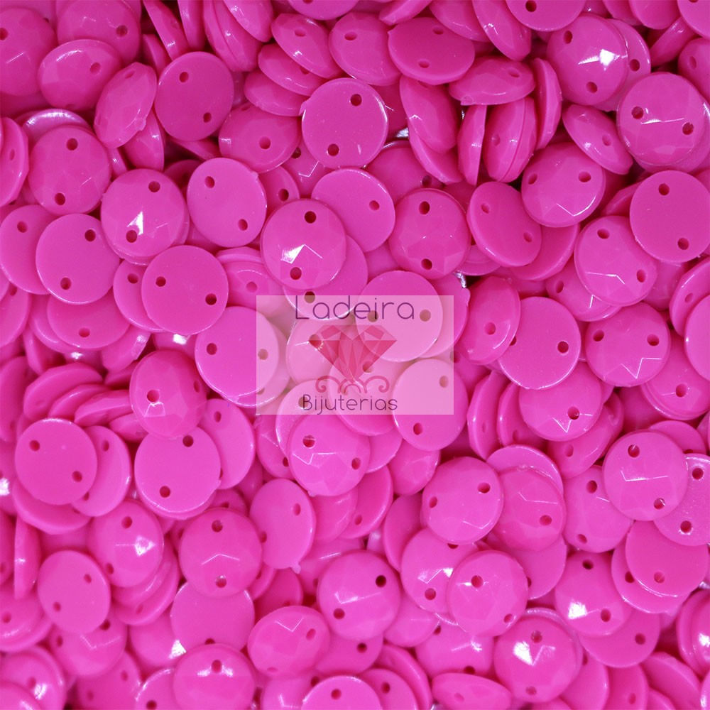 CHATON-PARA-COSTURA-REDONDO-SEXTAVADO-08MM-EM-ACRILICO-COM-250G-104---ROSA-104