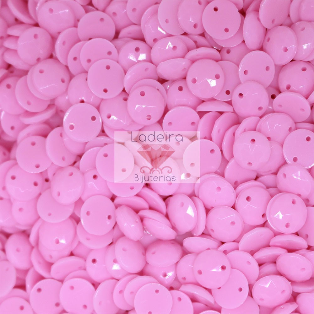 CHATON-PARA-COSTURA-REDONDO-SEXTAVADO-08MM-EM-ACRILICO-COM-250G-102---ROSA-BEBE-C-02