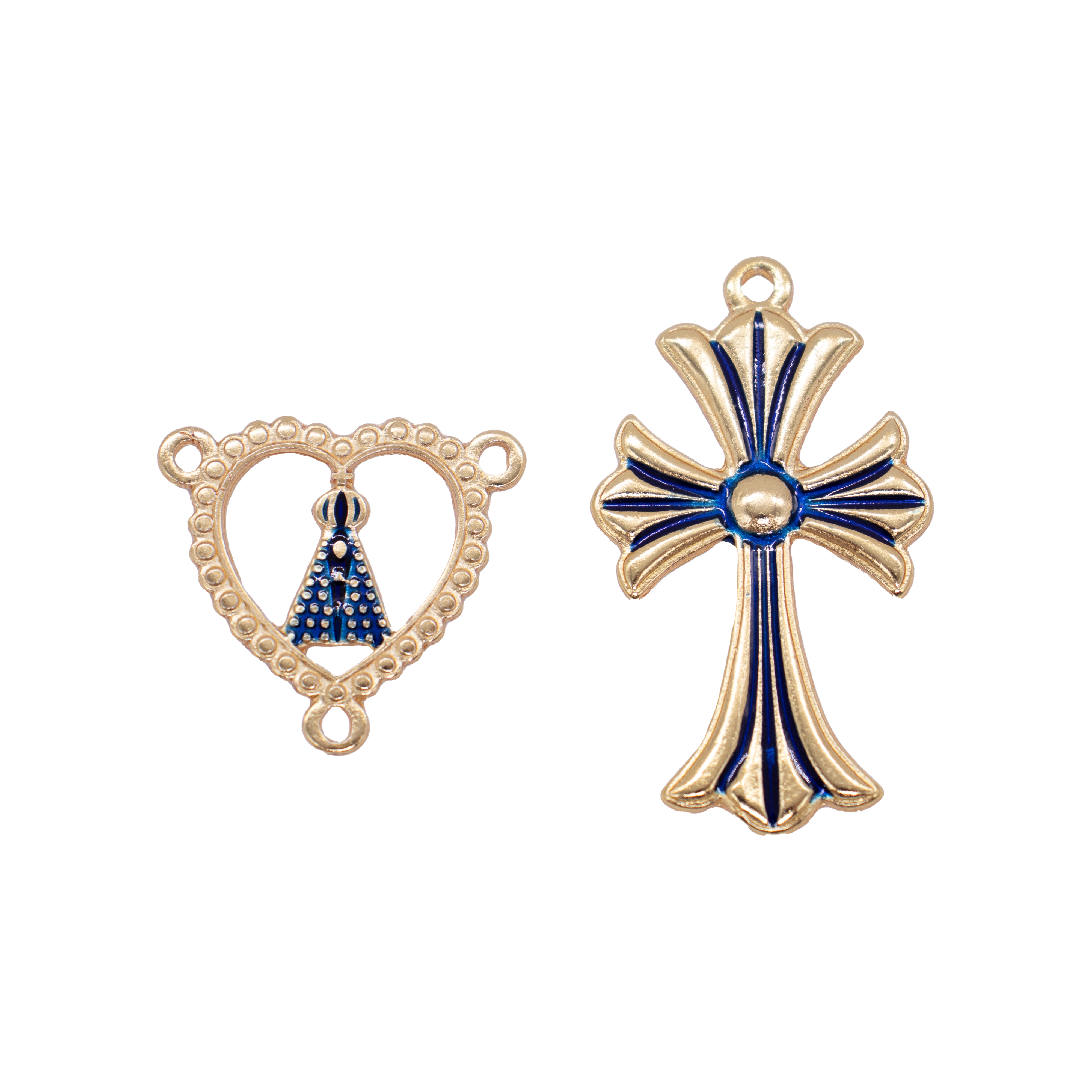 KIT-CRUZ-E-ENTREMEIO-NSENHORA-BORDA-PARA-TERCO-EM-ZAMAC-COM-03-PARES---237---AZUL-ROYAL