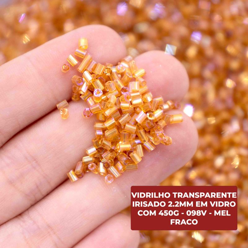 VIDRILHO-TRANSPARENTE-IRISADO-22MM-EM-VIDRO-COM-450G---098V---MEL-FRACO-162B