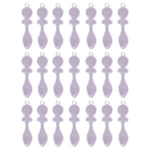 Pingente Colher 50X12mm Em Acrilico Com 500G