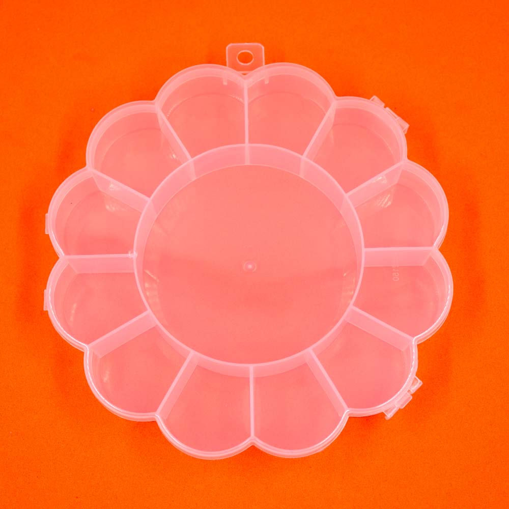 Caixa Flor Organizadora 15Cm Em Plastico Unidade