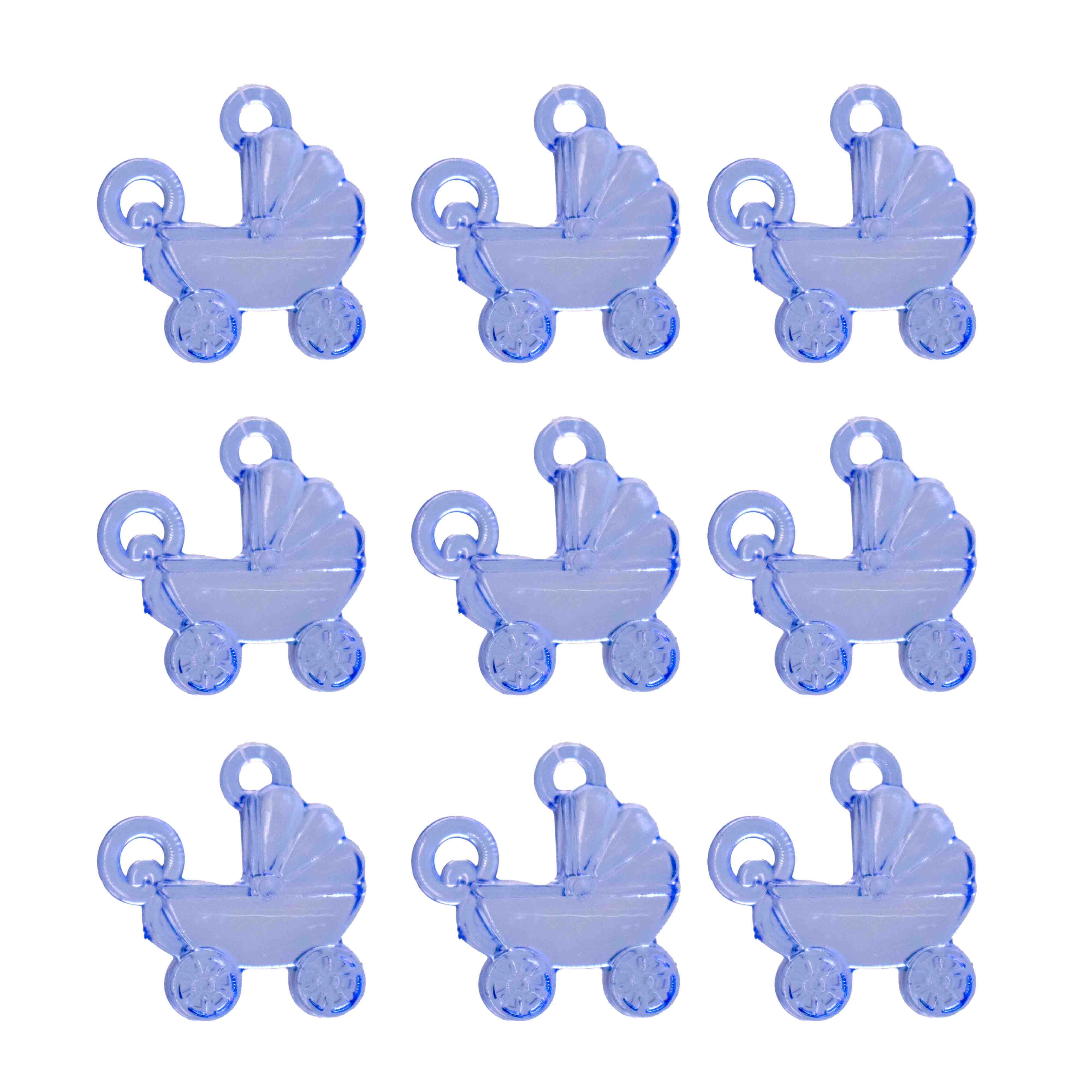 Pingente Carrinho De Bebe 25X28mm Em Acrilico Com 500Gr