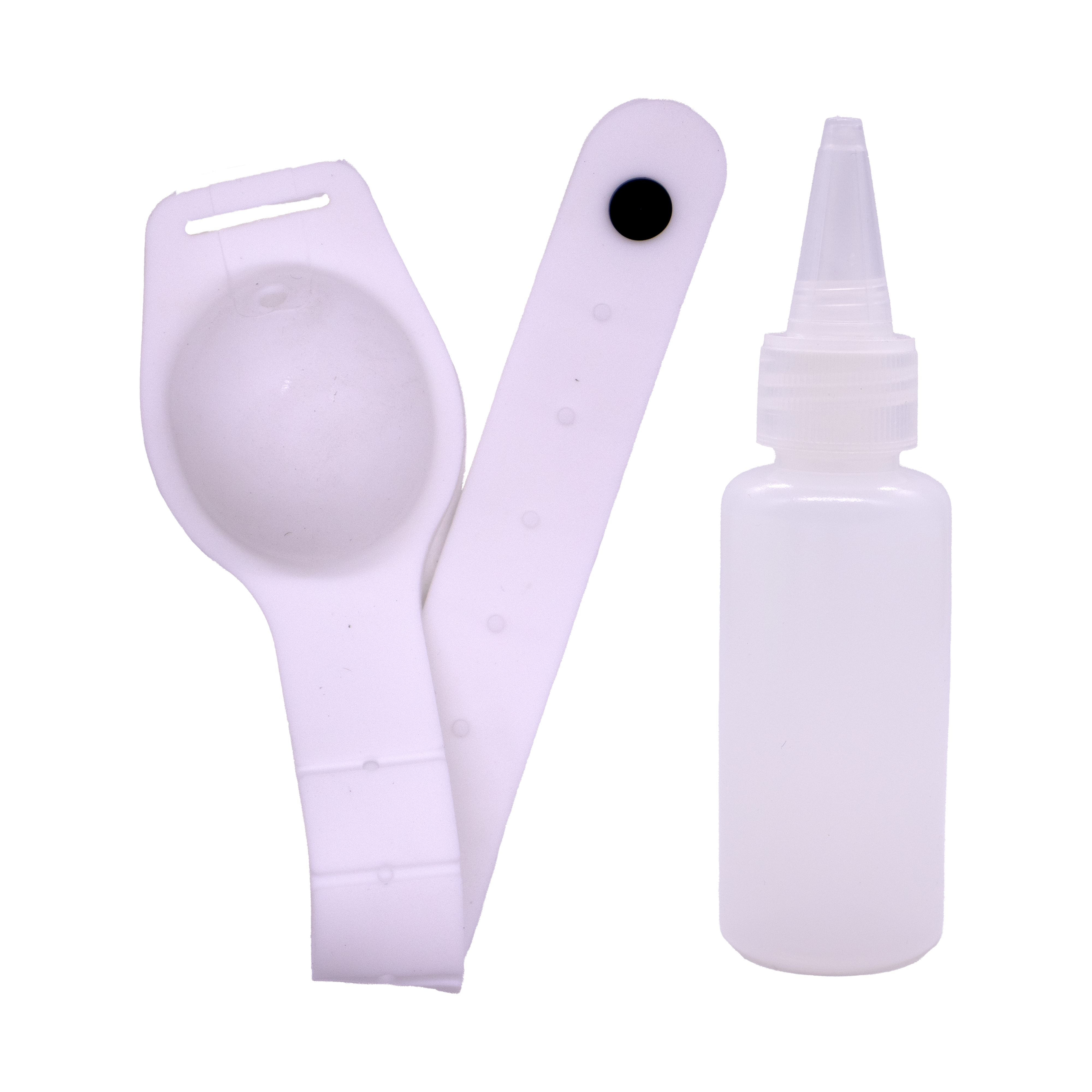 Pulseira Silicone 25X42mm Biossegurança Com Dispensador De Alcool Unid