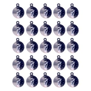 Pingente Moeda Ciganinha 13Mm Em Pvc Com 500G