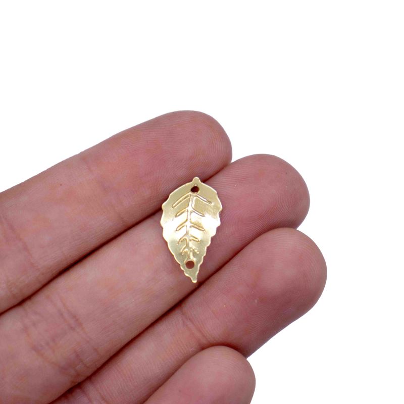 PINGENTE-FOLHA-12X18MM-EM-PVC-COM-500G---226---DOURADO-Z26