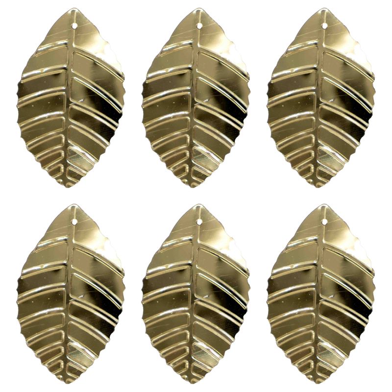 PINGENTE-FOLHA-30X50MM-EM-PVC-COM-500G---226---DOURADO-Z26