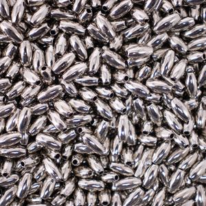 Arroz Liso Passante 4X8mm Em Abs Com 500Gr