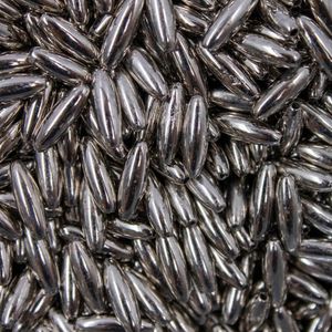 Arroz Liso Passante 4X12mm Em Abs Com 500Gr