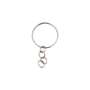 Argola Chaveiro Com Corrente 20Mm Em Ferro Com 1.000 Peças