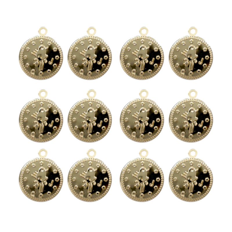 PINGENTE-AMOLETO-TUGRA-20MM-EM-PVC-COM-500G---226---DOURADO-Z26