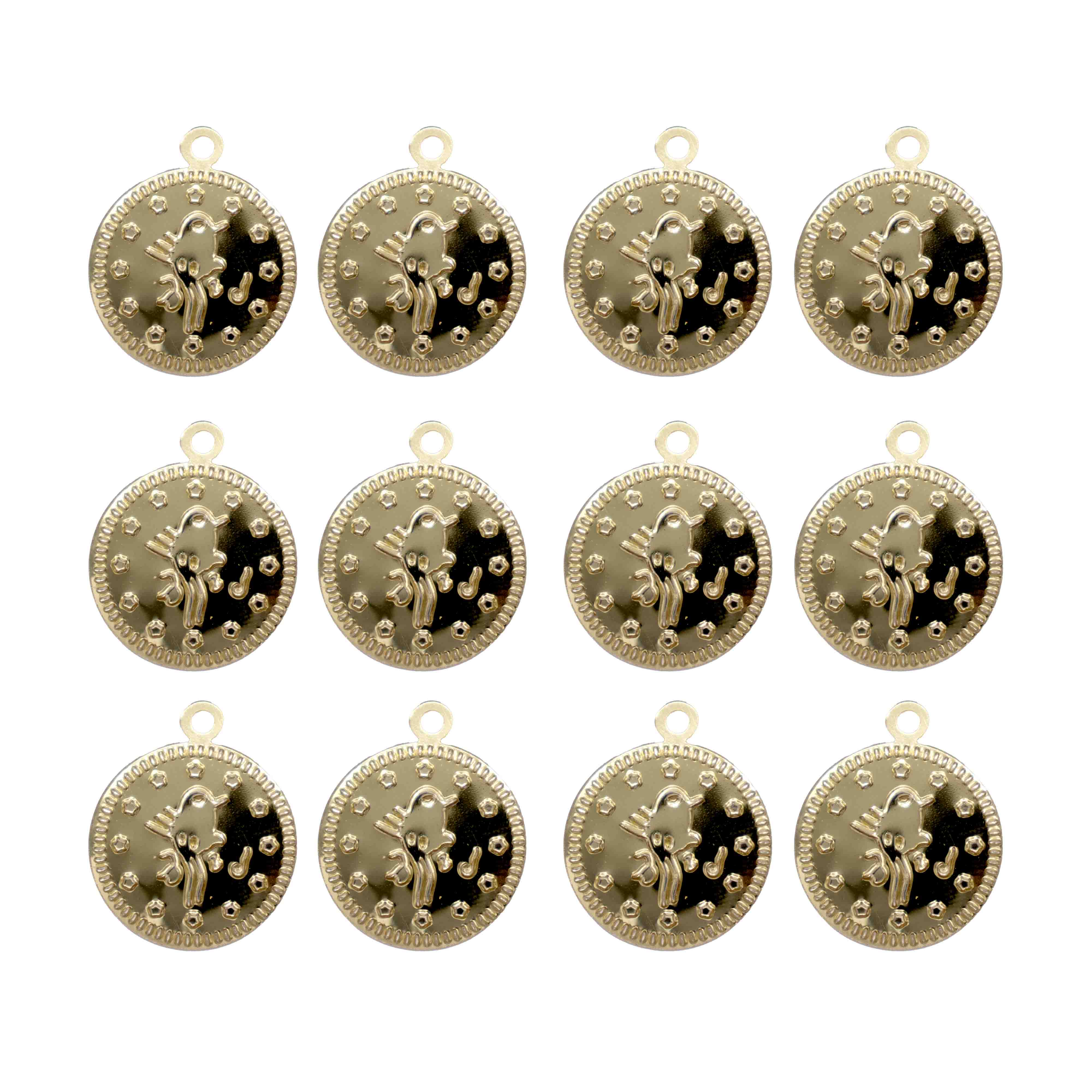 PINGENTE-AMOLETO-TUGRA-20MM-EM-PVC-COM-500G---226---DOURADO-Z26