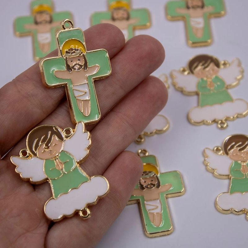 ENTREMEIO-ANJO-NUVEM-E-CRUCIFIXO-EM-ZAMAC-RESINADO-COM-10-PECAS---VERDE-BEBE