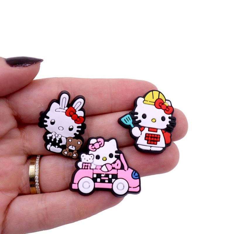 APLIQUE-PERSONAGENS-HELLO-KITTY-30MM-EMBORRACHADO-COM-50-PECAS---103---COLORIDO