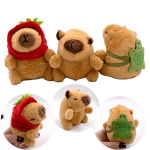 Pingente Capivara De Pelucia 10Cm Variado Com 06 Peças