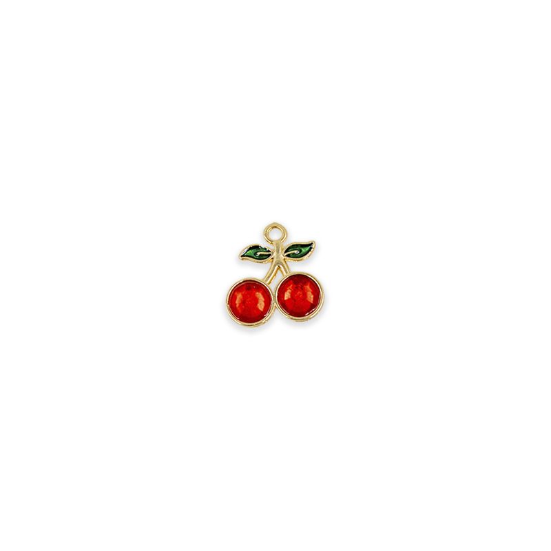 PINGENTE-CATAFORETICO-CEREJA-COM-STRASS-20MM-EM-ZAMAC-COM-10-PECAS---201---VERMELHO