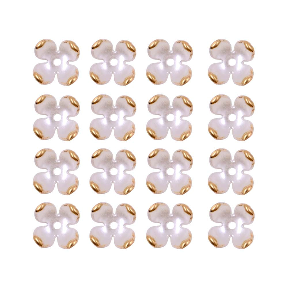 Entremeio Flor Tulipa De Perola 13Mm Em Abs Com 250G