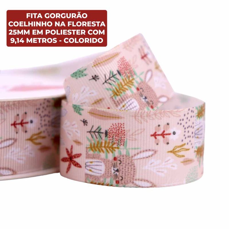 FITA-GORGURAO-COELHINHO-NA-FLORESTA-25MM-EM-POLIESTER-COM-914-METROS---103---COLORIDO