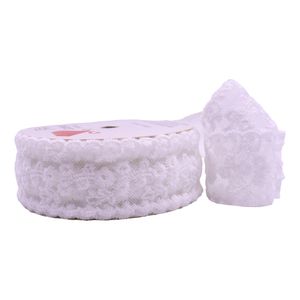 Bordado Inglês Flores 38Mm Em Poliester Com 09 Metros