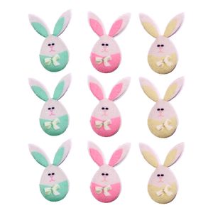 Aplique De Feltro Coelho Páscoa 04Cm Com 30 Peças