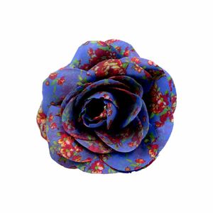 Aplique Flor De Chita 90Mm Em Poliester Com 10 Peças