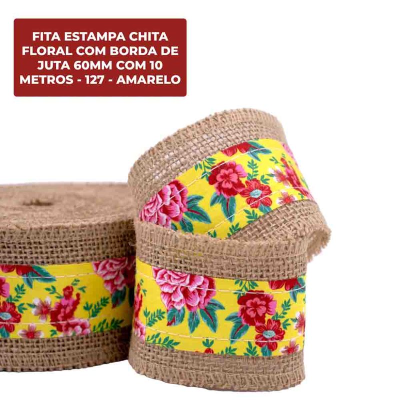 FITA-ESTAMPA-CHITA-FLORAL-COM-BORDA-DE-JUTA-60MM-COM-10-METROS---127---AMARELO