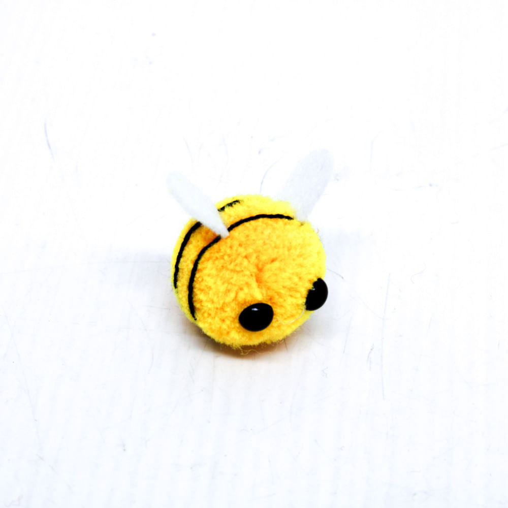 Pompom Abelha 25Mmem Poliester Com 50 Peças