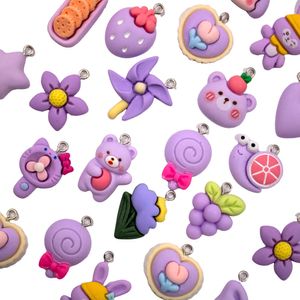 PINGENTES INFANTIL DIVERSOS 20MM EM RESINA COM 100 PEÇAS