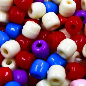 Miçanga Tererê 8X10mm Em Plástico Com 500G