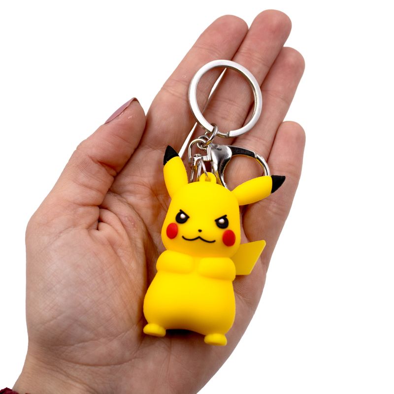 PINGENTES-POKEMON-PIKACHU-60MM-EMBORRACHADO-COM-10-PECAS---103---COLORIDO