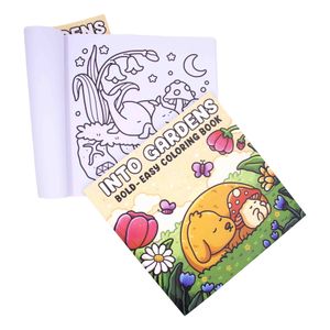 Livro Para Colorir Into Gardens 21X21cm