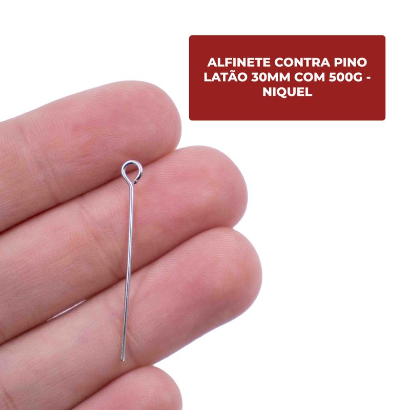 ALFINETE-CONTRA-PINO-LATAO-30MM-COM-500G---NIQUEL