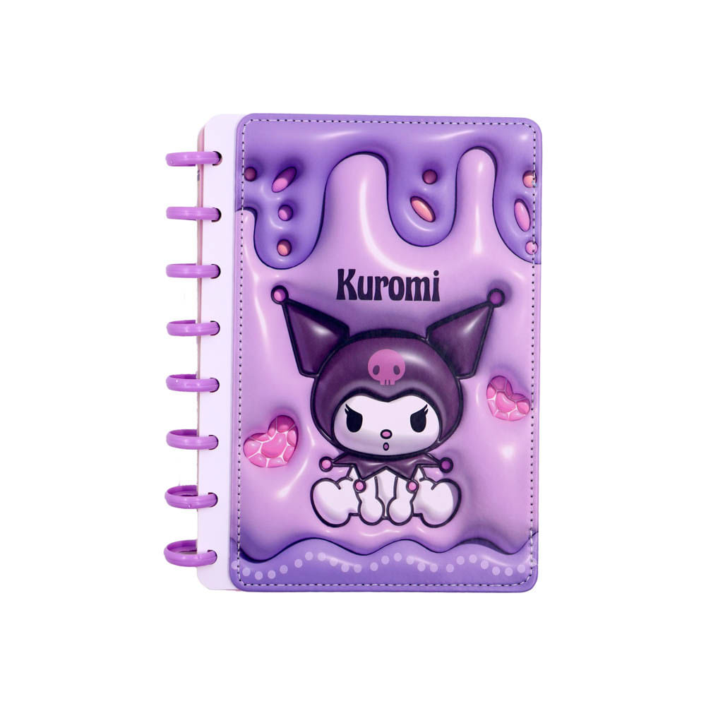 Caderno Inteligente Planner Kuromi 21Cm Unidade