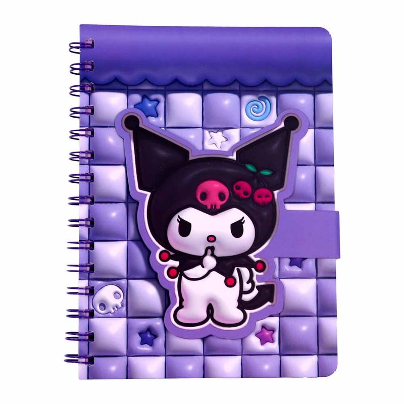 CADERNO-COM-FECHO-VELCRO-KUROMI-20CM-UNIDADE---103---COLORIDO