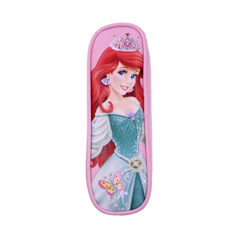 ESTOJO-ESCOLAR-PRINCESA-A-PEQUENA-SEREIA-23X05X75CM---ROSE
