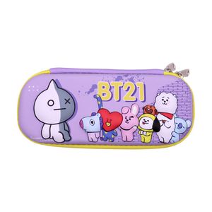 Estojo Escolar Personagens Bt21 Yes! 23X05x7.5Cm