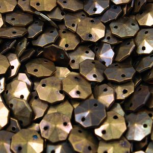 Castanha Com Dois Furos 10Mm Em Abs Com 500Gr