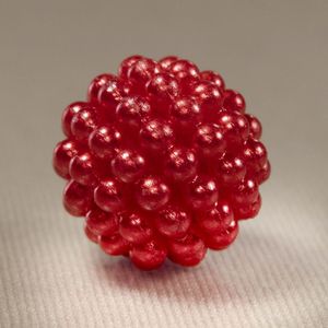Perola Craquelada Passante 14Mm Em Abs Com 50G