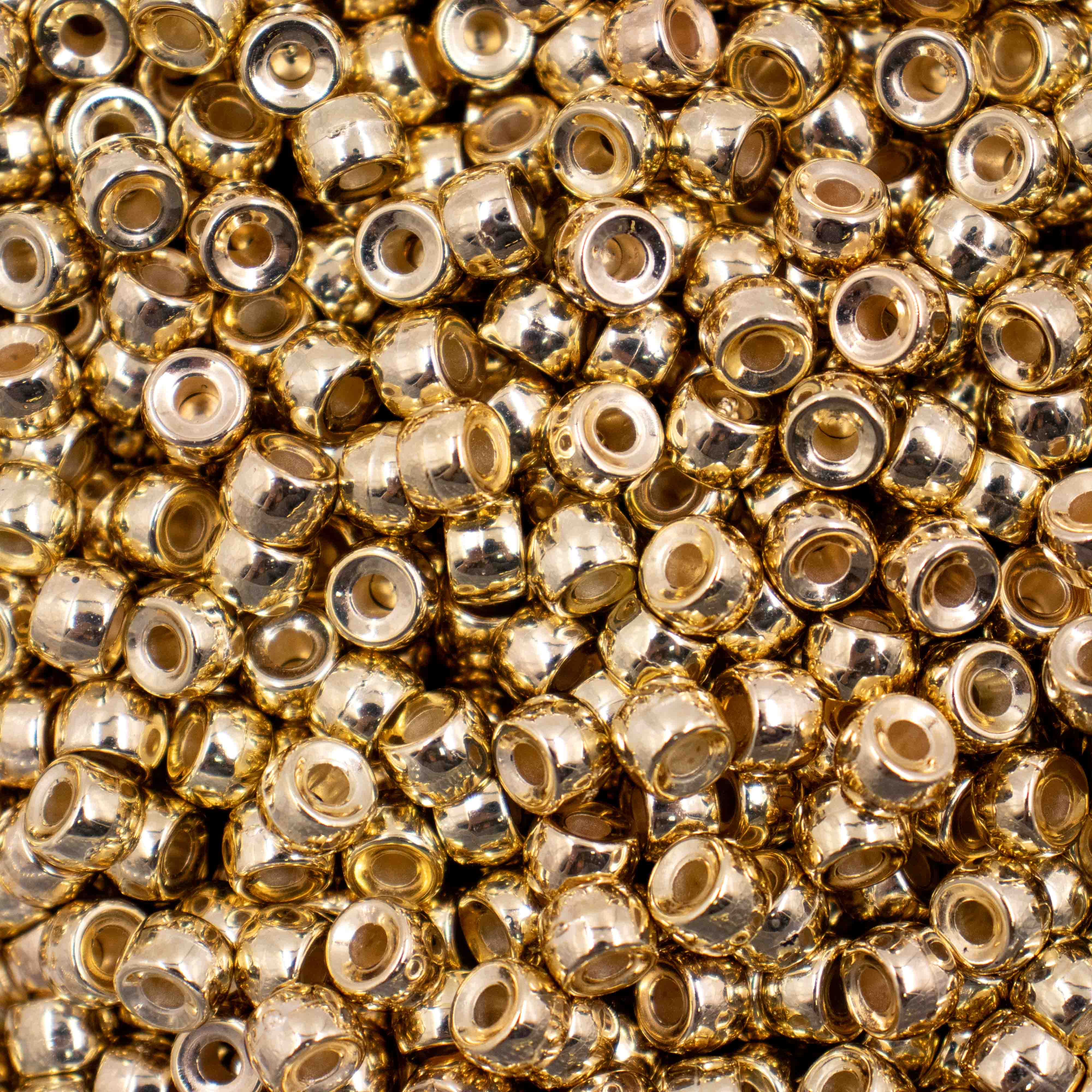 Entremeio Redondo Liso 05X08mm Em Abs Com 250Gr