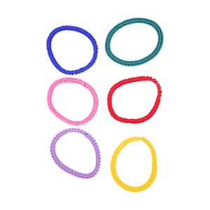 Elastico Para Cabelo Em Babado 45Mm Com 100 Peças