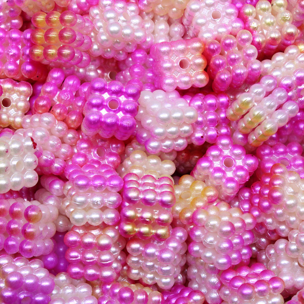 PEROLA-QUADRADA-CRAQUELADO-TIE-DYE-PASSANTE-10X10MM-EM-ABS-COM-500GR-597---ROSA-BEBE-MESCLADO